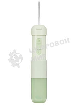 Ирригатор BQ IR002 зеленый, от аккумулятора, 230 мл, 11 режимов