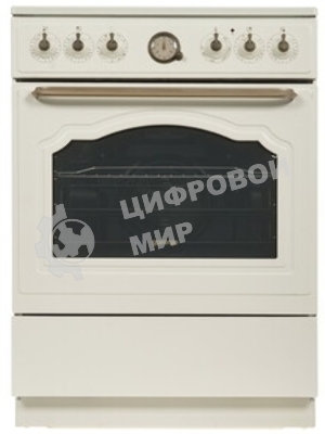 Плита электрическая Gorenje GECS6B70CLI бежевая, конфорок 4 электрических, духовка 71 л, 60 см x 85 см x 60 см