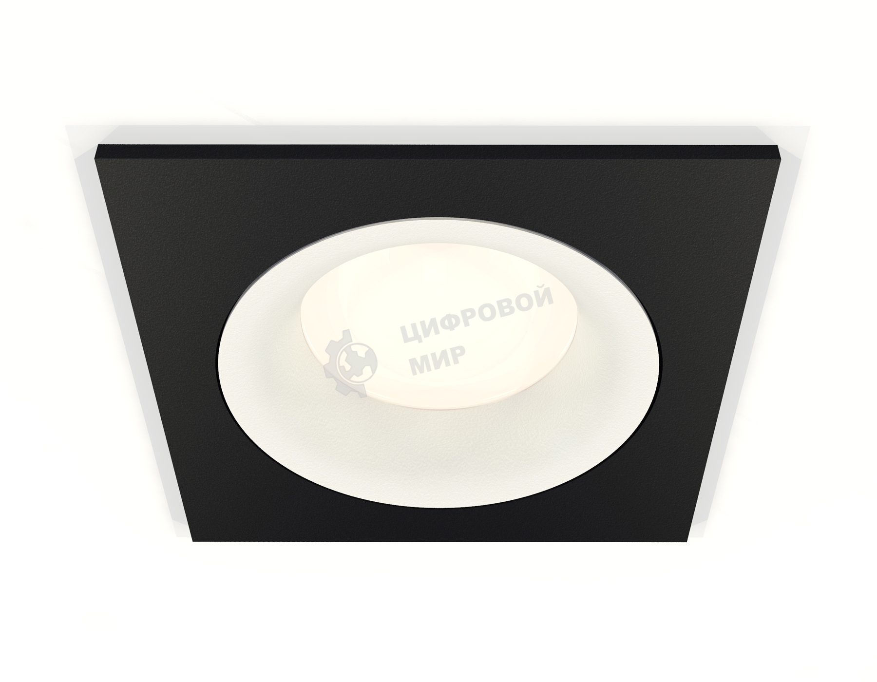 Комплект встраиваемого светильника Ambrella light XC7632001 SBK/SWH черный песок/белый песок MR16 GU5.3 (C7632, N7010)