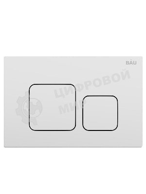 Комплект BAU 6 в 1: инсталляция BAU PRO, унитаз подвесной безободковый торнадо обратного потока Bau Dream 52х36 Hurricane-2, сиденье дюропласт микролифт, кнопка смыва BAU Soul, белая