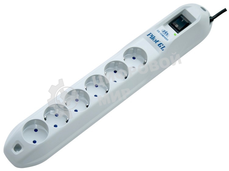 Сетевой фильтр ZIS Pilot - GL 5 евро, 1 росс. 5 м