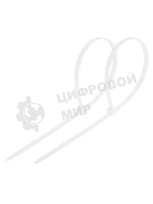 Хомут кабельный Rexant 4.8х350 нейл. белый (уп. 100 шт)