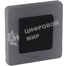 Рамка 1 пост. дымчатый Inspiria