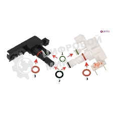 Ремкомплект распределителя пара DeLonghi ESAM, EAM