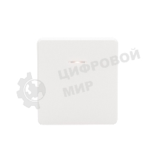 Выключатель Kranz ROUND 1 кл перекрестный (переключатель) с подсветкой 10А с/у перламутр