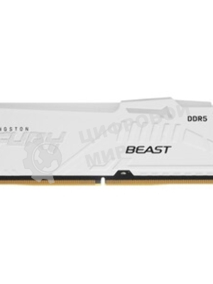 Оперативная память DDR5 16Gb 5600MHz Kingston KF556C36BWEA-16 Fury Beast Expo RGb RTL Gaming PC5-44800 CL36 DIMM 288-pin 1.25В kit single rank с радиатором Ret