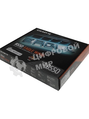 Материнская плата Gigabyte B550 EAGLE WIFI6, AM4, AMD B550, 4xDDR4, 4xSATA, 2xM.2, 3xPCIe x16, HDMI, 1xGb LAN, USB Type-C, 3x3.5 мм, 7.1, ATX