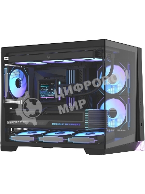 Корпус Formula Crystal Z4M черный без БП mATX 9x120mm 1xUSB3.0 audio bott PSU