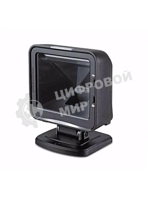 Сканер штрих-кода стационарный MINDEO MP8610 USB презентационный, 2D имидж, USB, черный
