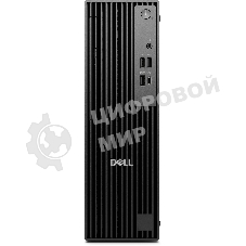 ПК Dell Pro Slim QCS1250 slim Core Ultra 5 235 (3.4) 16Gb SSD512Gb Graphics Windows 11 Pro GbitEth 360W мышь клавиатура черный (DPS-5621)