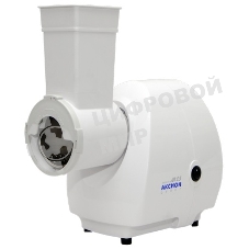 Мясорубка электрическая Аксион М25.03 белый, 1500 Вт, 1.7 кг/мин, защита от перегрузки, насадки - 5