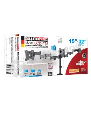 Кронштейн для мониторов Arm Media LCD-T15 черный 15