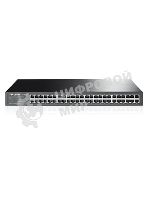 Коммутатор TP-Link SMB TL-SF1048 48-port 10/100M Switch, 48 10/100M RJ45 ports, 1U 19-inch rack-mountable steel case