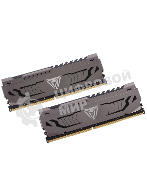 Оперативная память Patriot Viper Steel, DDR4, 16GB (2x8 GB), 3600 MHz, CL17, DIMM, радиатор, черный