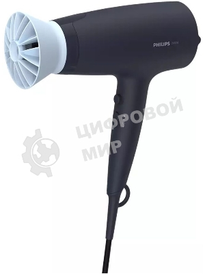 Фен Philips BHD360/20 черный/синий, 2100 Вт, ионизация