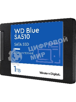 Накопитель SSD WD Blue SA510 1Tb, SATA III, 2.5