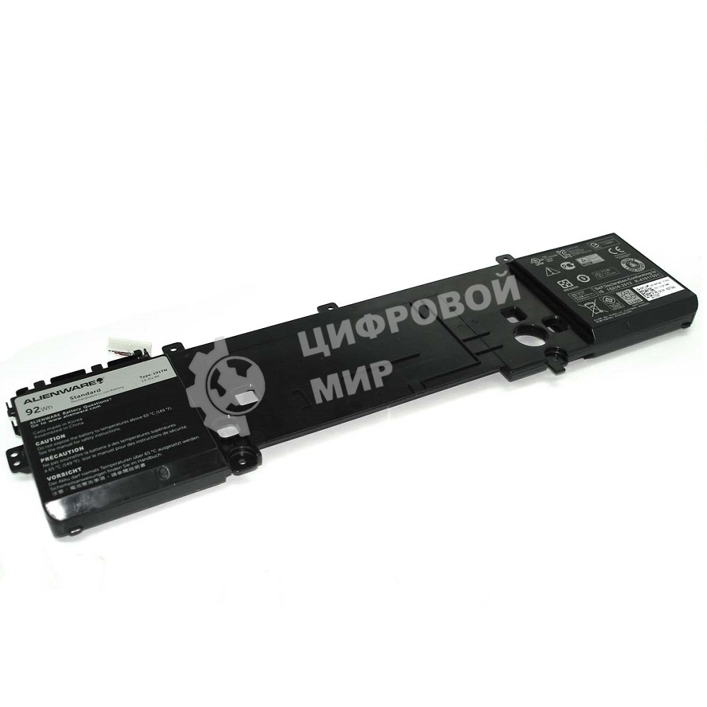 Аккумуляторная батарея для ноутбука Dell Alienware 15 R1, R2 14.8V 92Wh 191YN