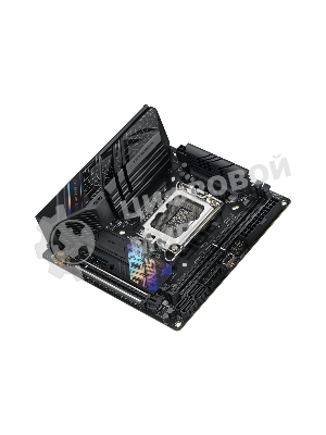 Материнская плата ASUS ROG STRIX B760-I GAMING WIFI, LGA 1700, Intel B760, 2xDDR5, 4xSATA, 2xM.2, 1xPCIe 5.0 x16, 1xHDMI, 1xDP, 1x 2.5Gb LAN, 3xUSB-A 2.0, 3xUSB-A 3.2 Gen 1, 1xUSB-C 3.2 Gen 1, 1xUSB-C 3.2 Gen 2x2, 5x3.5 мм, 7.1, Mini-ITX