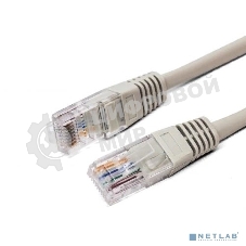 Кабель патч-корд, Filum FL-U5-3M U/UTP 5e cat. 3м, 26AWG(7x0.16 мм), омедненный алюминий (CCA), PVC, серый