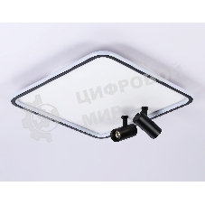 Светильник Ambrella light FL5115/1+2 WH/BK белый/черный 97W 3000K-6400K 480*480*130 (ПДУ ИК)