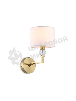 Настенный светильник Ambrella light LH71135 BS/WH латунь/белый E14 max 40W 220*140*250