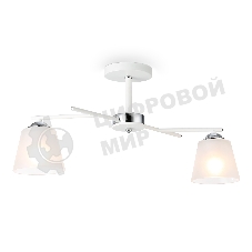 Светильник Ambrella light TR303201/2 WH/CH/FR белый/хром/белый матовый E27*2 max 60W 470*370*260