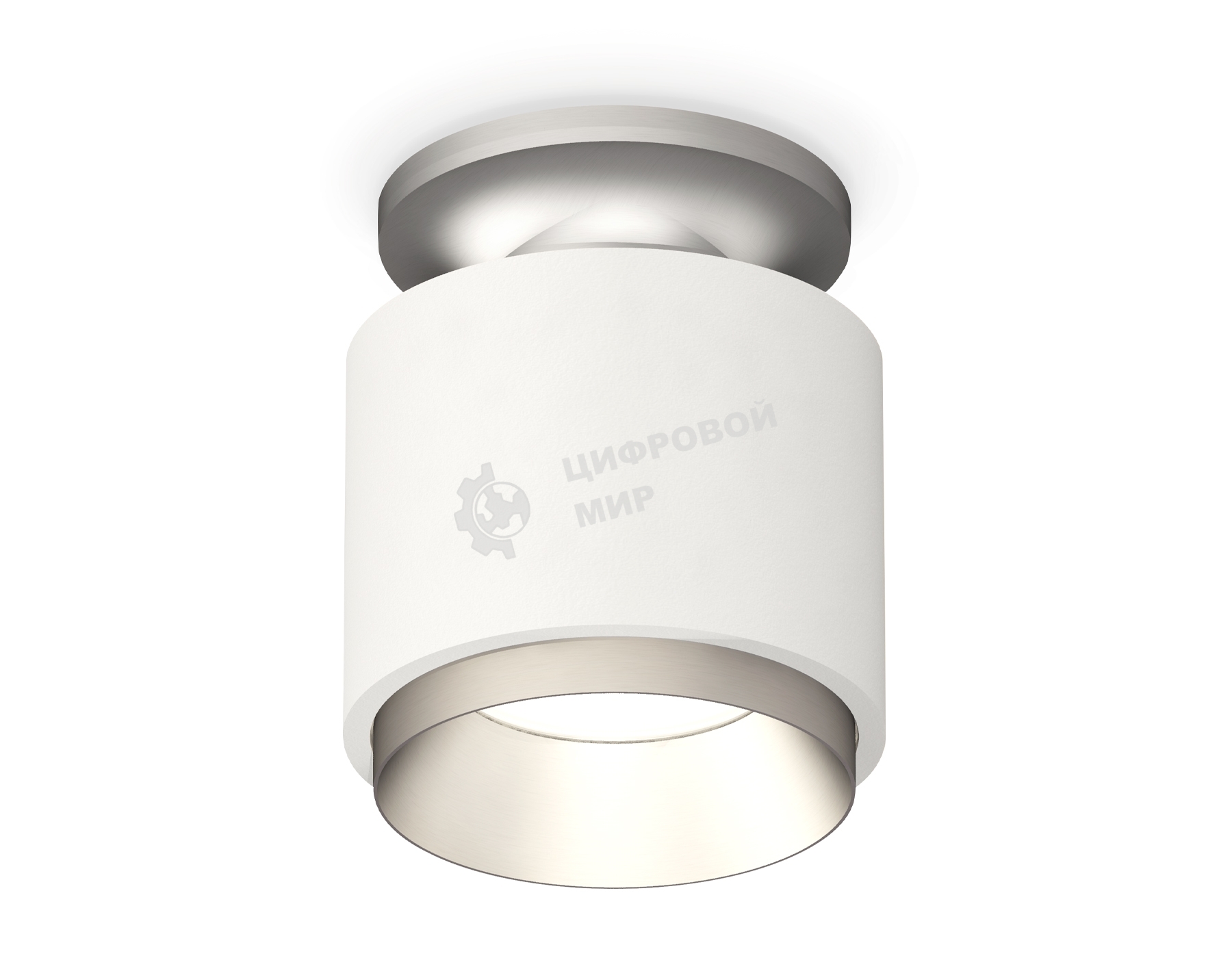 Светильник Ambrella Light XS7510100 SWH/MCH белый песок/хром матовый MR16 GU5.3 (N7928, C7510, N7033)