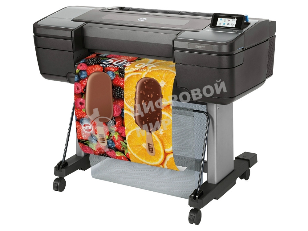 Плоттер струйный HP DesignJet Z6 Postscript (T8W15A), A1, цветной, 24