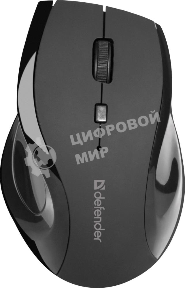 Мышь беспроводная Defender Accura MM-295 черный, 1600 dpi, радиоканал, USB, кнопки - 6