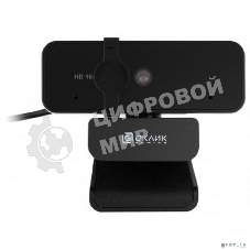 Веб-камера Oklick/Оклик OK-C21FH черный 2Mpix (1920x1080) USB2.0 с микрофоном