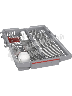 Встраиваемая посудомоечная машина Bosch SPV6EMX65Q, серебристый, 44.8 см, 10 компл., 45 дБ, класс A+