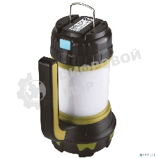 Фонарь акк. Camelion LED5124 черн/зел, USB2.0, Micro USB, Powerbank, 5Вт, 4,4 А-ч, пластик, кор.)