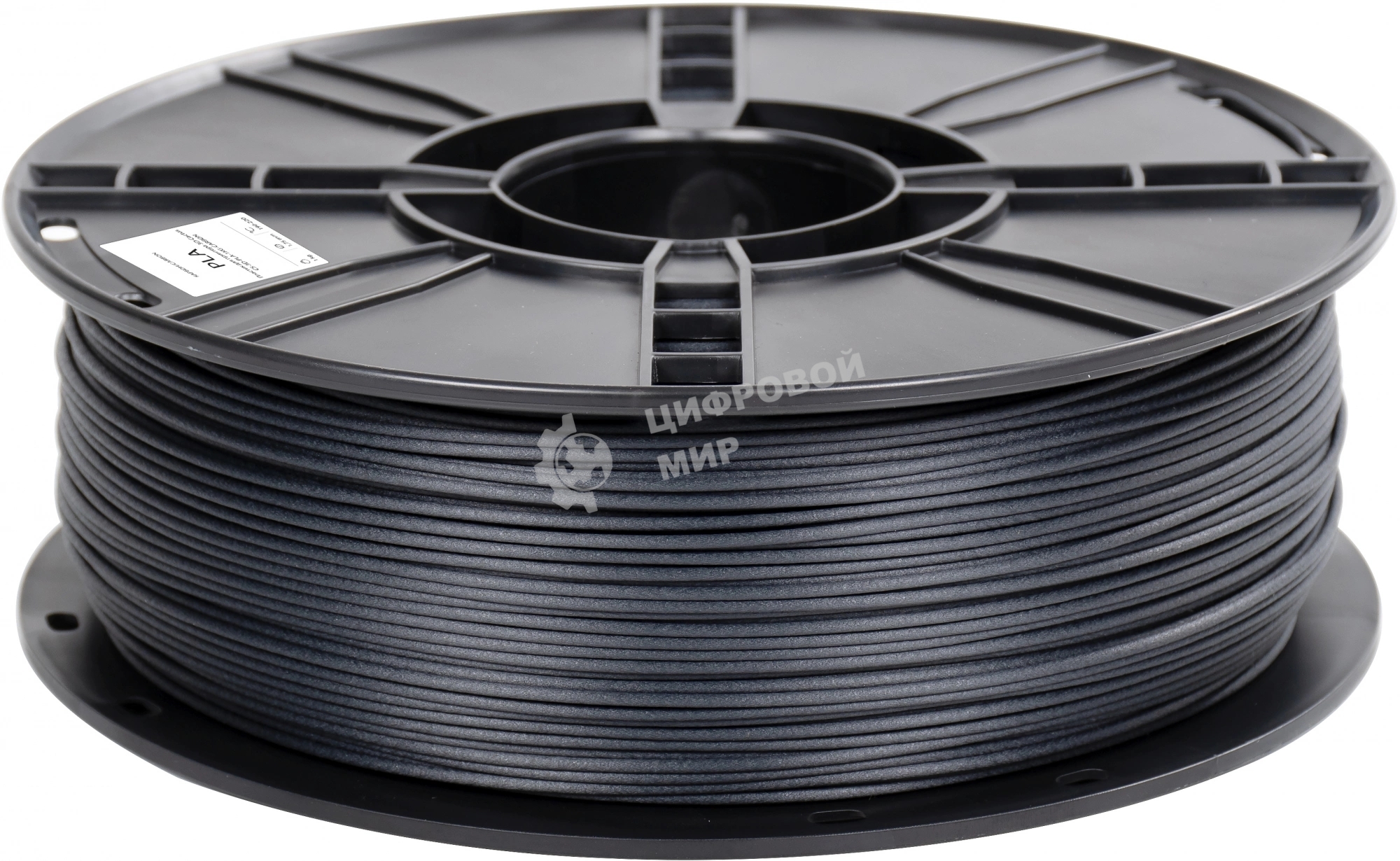 Пластик для принтера 3D Cactus CS-3D-PLA-1KG-CARBON PLA d1.75мм 1кг L326м 1цв.