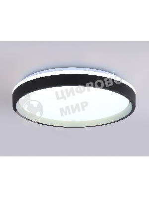 Светодиодный светильник RGB Ambrella light FZ610 BK/GD черный/золото IP20 66W 3000K-6500K+RGB D490*85 (ПДУ ИК)