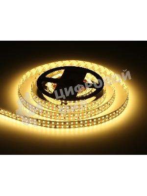 Светодиодная лента Ambrella light GS1601 2835 240Led/ 19.2W m/ 12V IP20 3000K/ 5000*14*1.2mm (2 конт.)