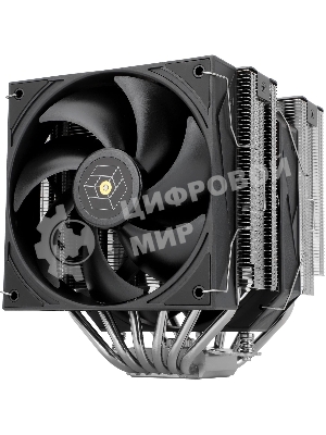 Кулер для процессора Thermalright Royal Knight 120 черный, 2x120 мм, алюминий/медь, 1900-2150 об/мин, 29.4 дБ, 4 pin PWM, высота 156 мм, без подсветки