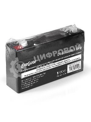 Батарея для ИБП ExeGate DT 6015 (6V 1.5Ah, клеммы F1)