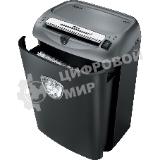 Шредер Fellowes Powershred 75Cs FS-46750 (FS-4675001/FS-4675002) авт., 3.9х50мм, 12лст., 27лтр., уничтожает: скобы, карты, скрепки, CD, селектор кол-ва листов