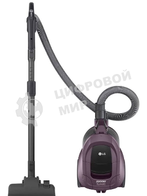 Пылесос LG VC5420NHTCW фиолетовый, 380/2000 Вт, уборка сухая, пылесборник контейнер 1.3 л