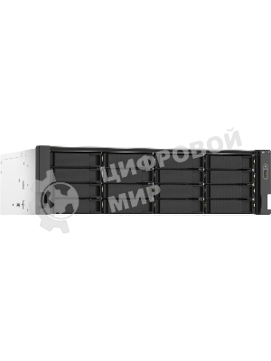 Сетевое хранилище без дисков SMB QNAP TS-1673AU-RP-16G NAS 16 HDD trays, 2x 2.5 GbE, rackmount, 2 PSU. 4-core AMD V1500B 2,2 GHz,RAM 16 Gb (1 x 16 GB) up to 32 Gb (2 x 16 GB). W/o rail kit RAIL-B02
