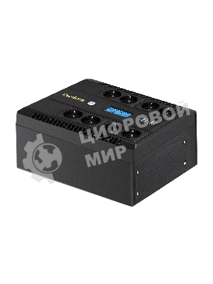 Источник бесперебойного питания ExeGate NEO Smart LHB-1000.LCD.AVR.8SH.CH.USB 1000VA/650W, LCD, AVR, 8*Schuko, USB, 4*USB-порта для зарядки, черный