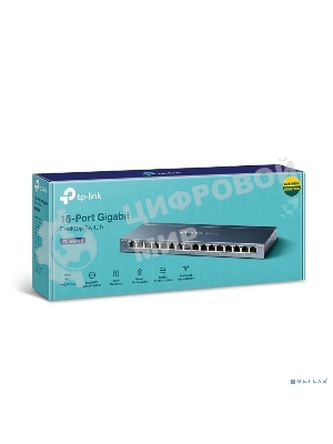 Коммутатор TP-Link TL-SG116 16-портовый гигабитный настольный коммутатор