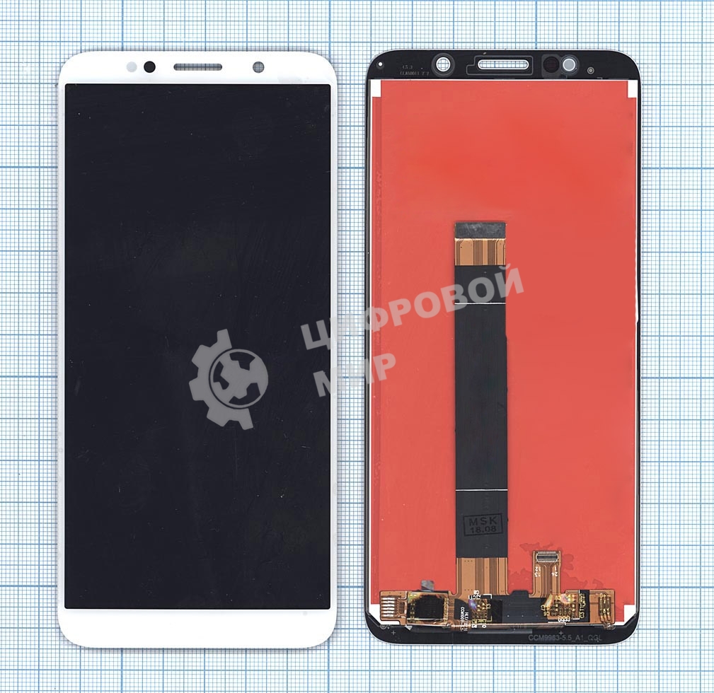 Дисплей для Huawei Y5 2018 Y5 Prime 2018 Honor 7A, белый