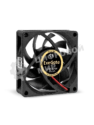 Вентилятор 12В DC ExeGate EX07015S2P (70x70x15 мм, Sleeve bearing (подшипник скольжения), 2pin, 2500RPM, 23dBA)