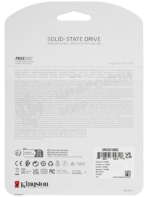 Накопитель SSD Kingston NV3, 1Tb, M.2 2280, NVMe, PCIe 4.0, R/W 6000/4000