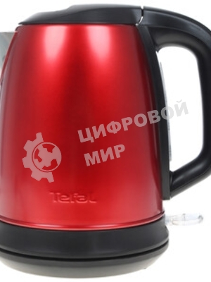 Электрочайник Tefal KI270530 красный, 1.7 л, 2400 Вт, скрытый нагревательный элемент