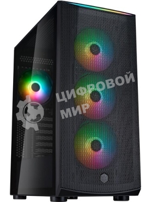 Компьютерный корпус Silverstone G41FA512ZBG0020 High airflow ATX mid-tower chassis with dual radiator support and ARGb lighting High airflow ATX mid-tower chassis with dual radiator support and ARGb lighting
