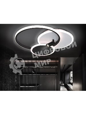 Светильник Ambrella light FL5118/3+1 WH/BK белый/черный 64W 3000K/4200K/6400K+4200K 480*425*110 (ПДУ ИК)