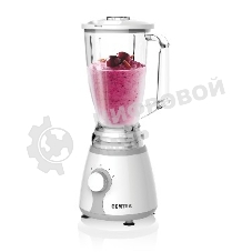 Блендер настольный Centek CT-1326 600 Вт, 2 скорости + импульс, чаша 1,5 Л с ручкой и мер. разметкой