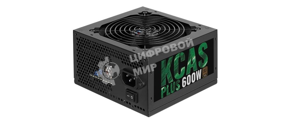 Блок питания Aerocool/Formula KCAS PLUS 600W, 600Вт, 80 PLUS Bronze, 120мм, черный